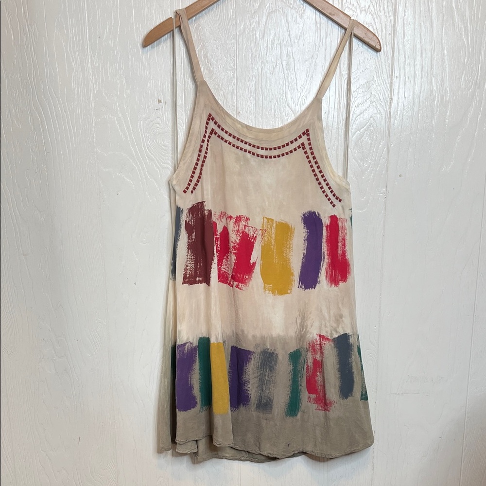 Zara Trafaluc Brushstroke Dress S